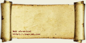 Jasmina Pajević vizit kartica