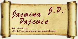 Jasmina Pajević vizit kartica